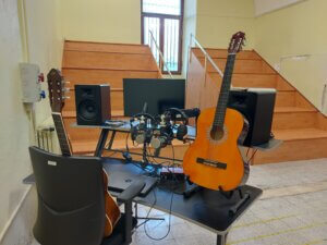 foto del laboratorio musicale
